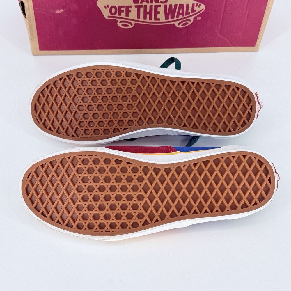 Vans Era Colorblock Canvas Sneakers Kids US 6.5 Lapis Blue Red w/ Box - Picture 8 of 12
